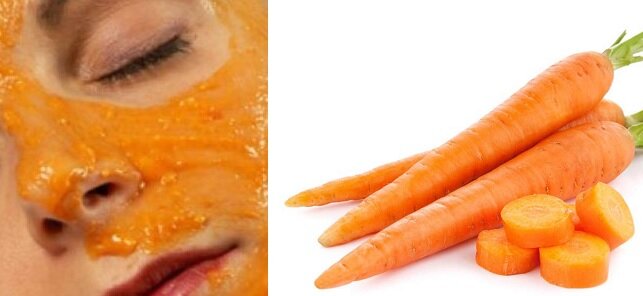 морковь.маска из морковки